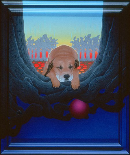 Dog Dream by Nathaniel Miller, from his earlier portfolio.