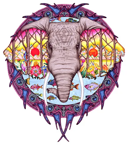 Elephant Planet by Nathaniel Miller, from his earlier portfolio.