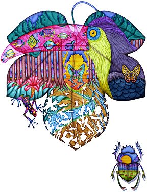 Toucan View by Nathaniel Miller, from his earlier portfolio.