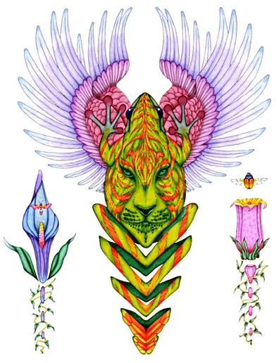 Venician Tigerfrog by Nathaniel Miller, from his earlier portfolio.
